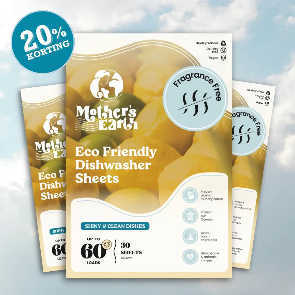 Milieuvriendelijke Vaatwasstrips | 180 Wasjes Mother's Earth