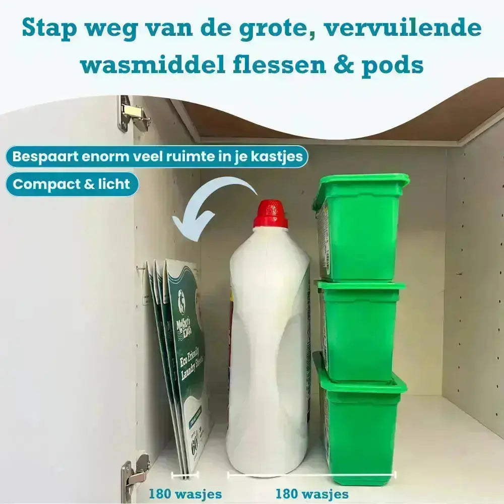 Milieuvriendelijke Wasstrips | 60 Wasjes Mother's Earth