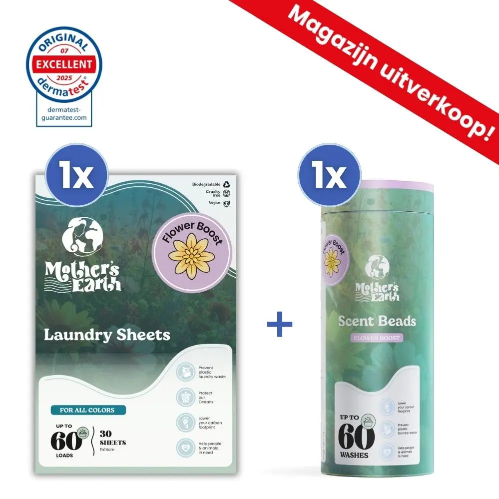 Milieuvriendelijke Wasstrips + Geurparels Voordeelbundel - Stock Clearance Sale Mother's Earth