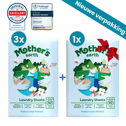 Milieuvriendelijke Wasstrips Mother's Earth