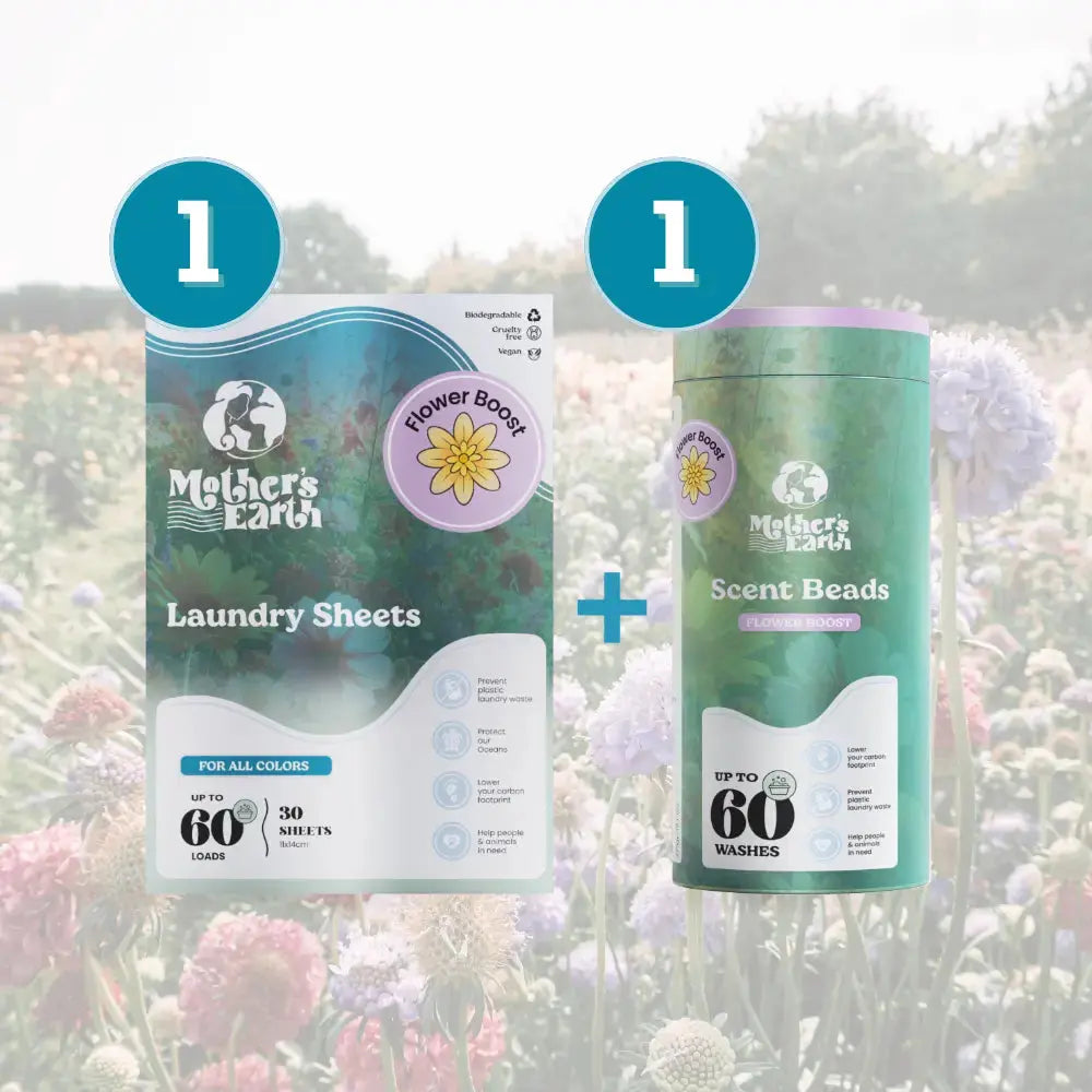 Milieuvriendelijke Wasstrips + Geurparels Voordeelbundel Mother's Earth
