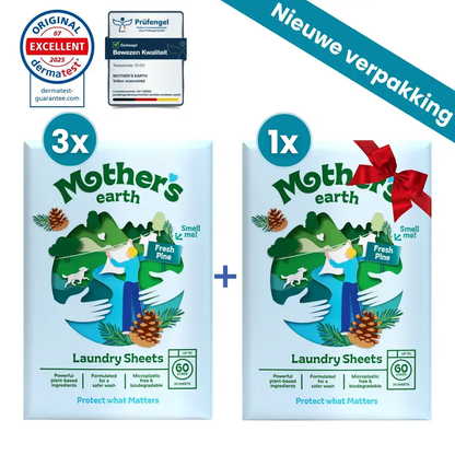 Milieuvriendelijke Wasstrips Mother's Earth