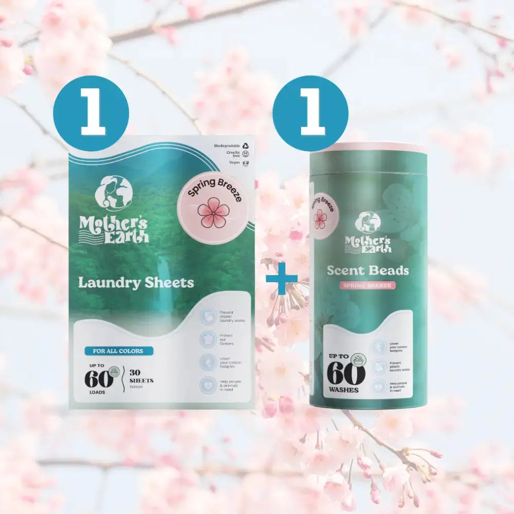 Milieuvriendelijke Wasstrips + Geurparels Voordeelbundel Mother's Earth