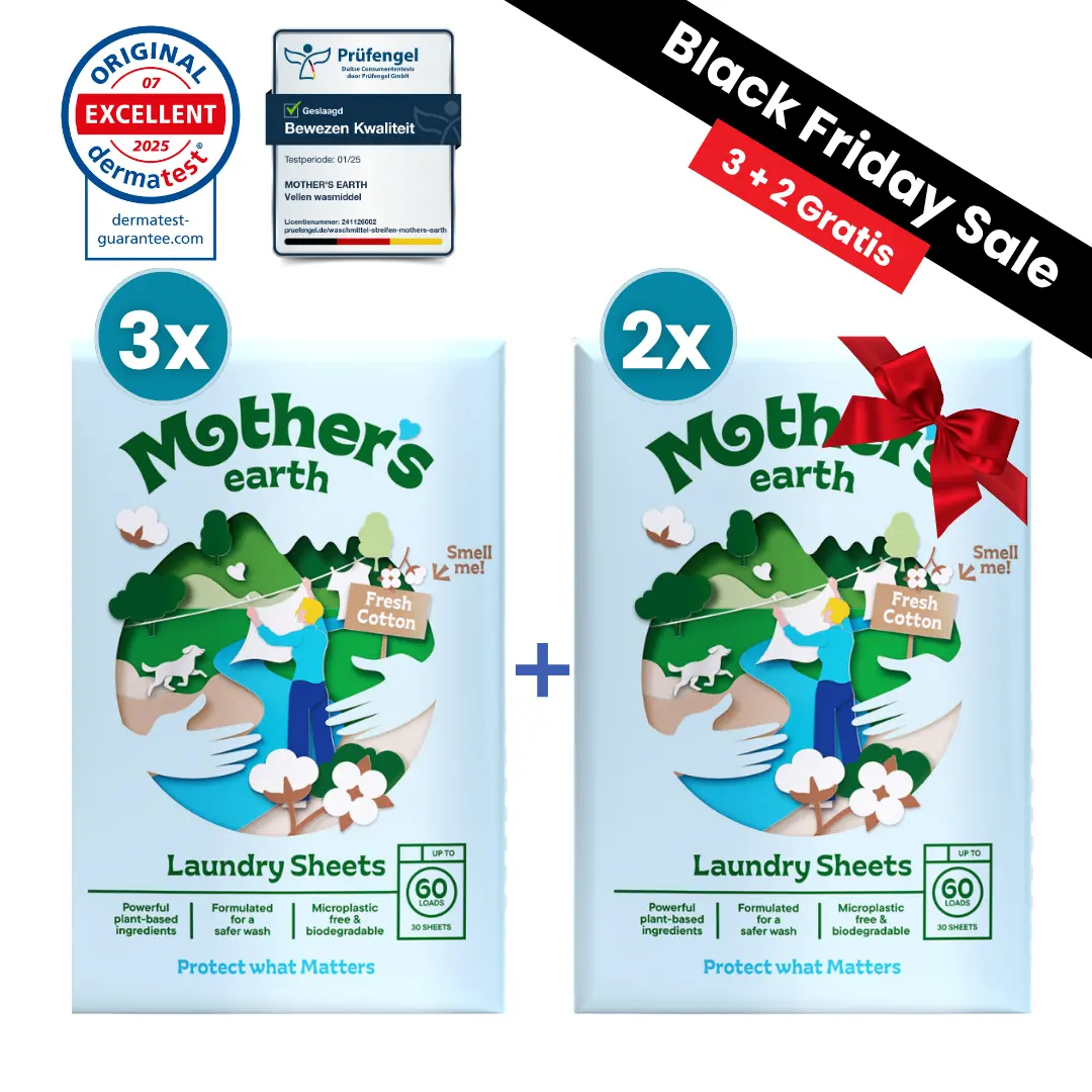Milieuvriendelijke Wasstrips - Black Friday. Mother's Earth