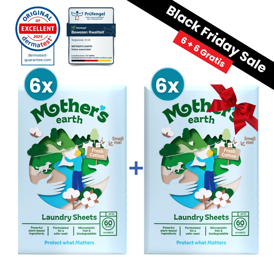 Milieuvriendelijke Wasstrips - Black Friday. Mother's Earth