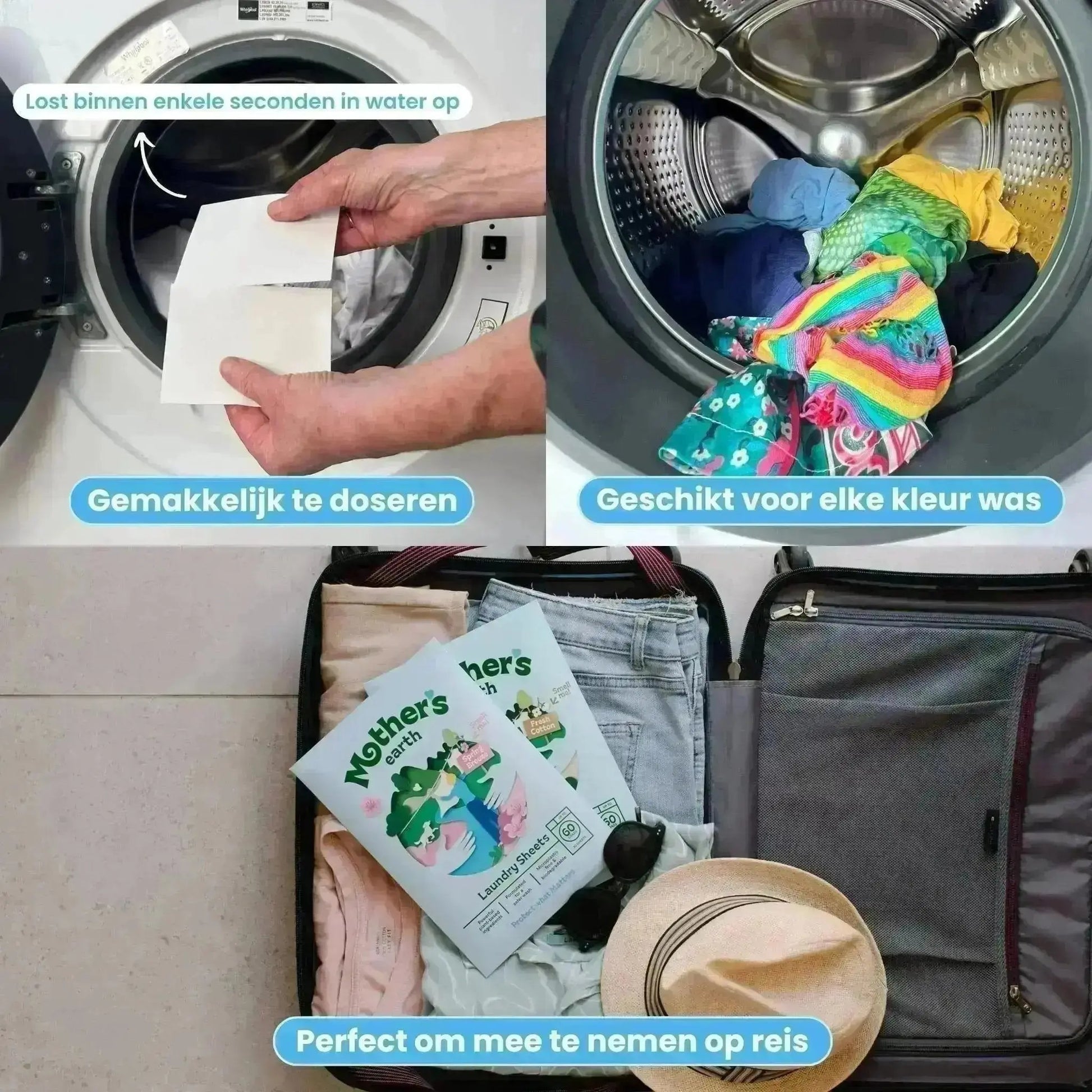 Milieuvriendelijke Wasstrips Mother's Earth