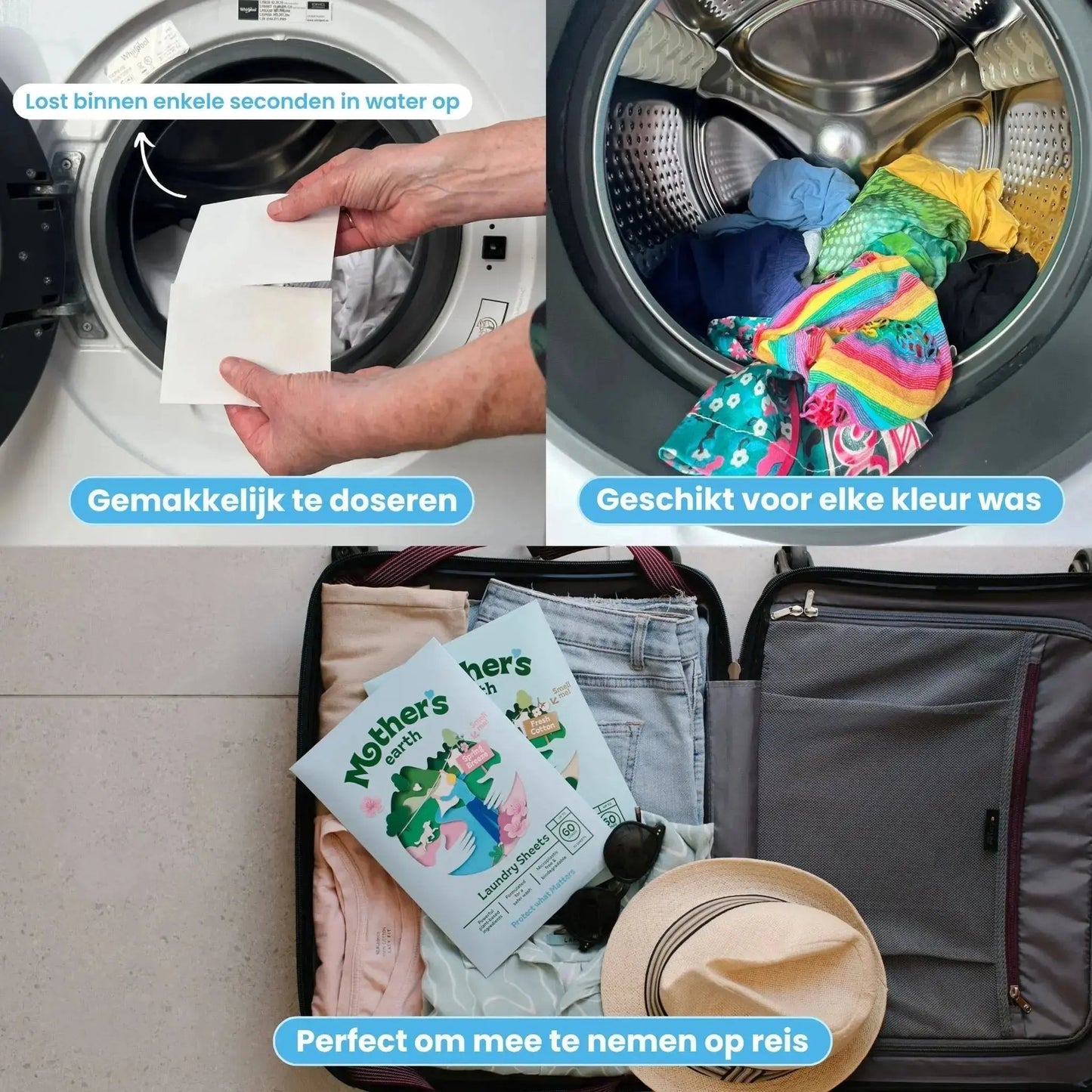 Milieuvriendelijke Wasstrips Mother's Earth