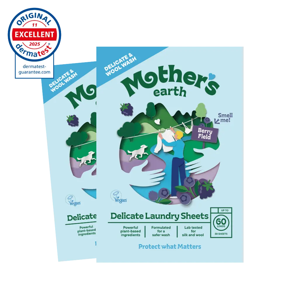 Laundry Detergent Sheet - Silk & Wool Mother's Earth NL
