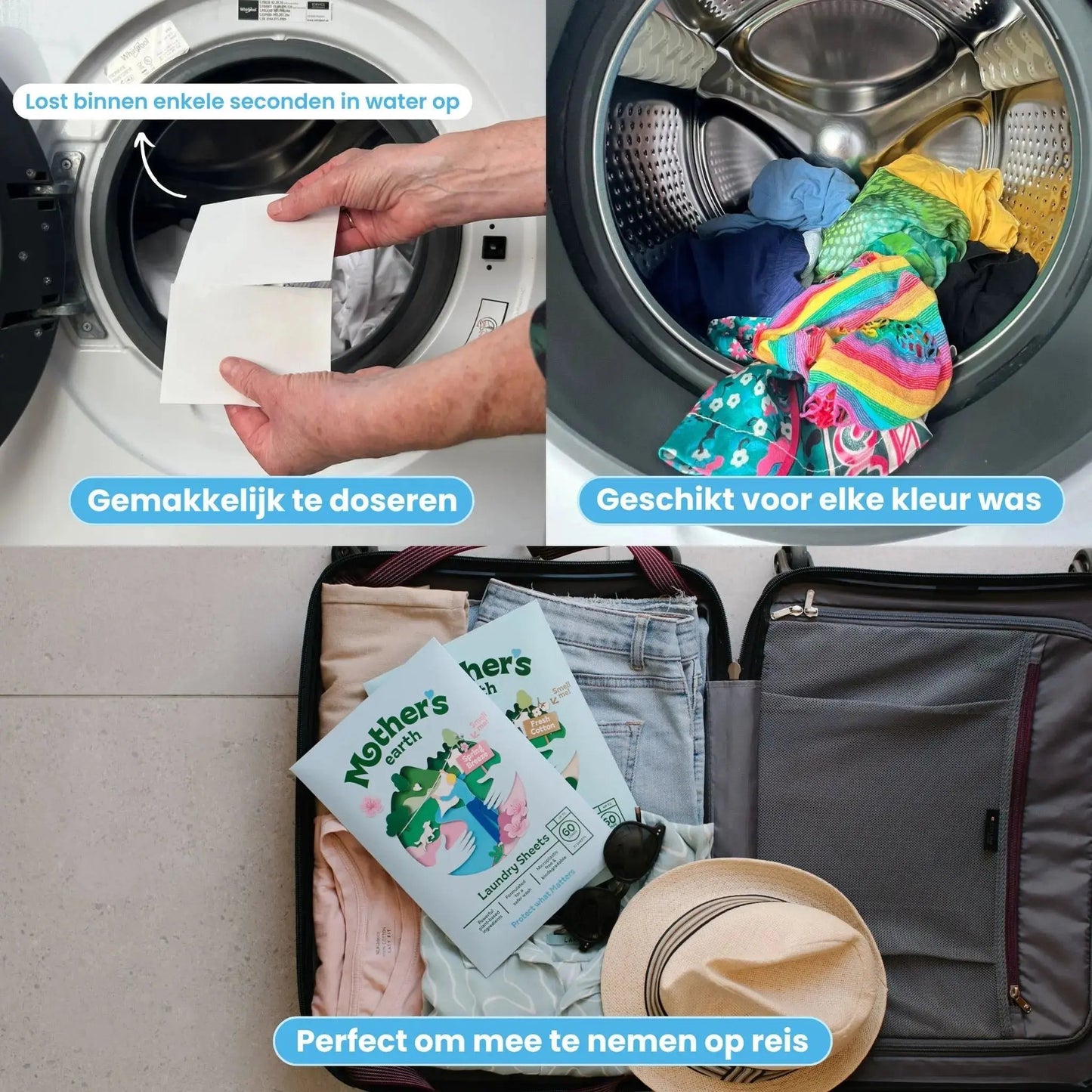 Milieuvriendelijke Wasstrips Mother's Earth