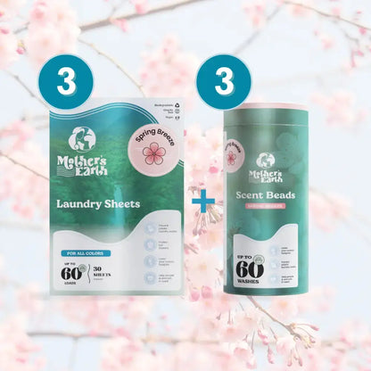 Milieuvriendelijke Wasstrips + Geurparels Voordeelbundel Mother's Earth