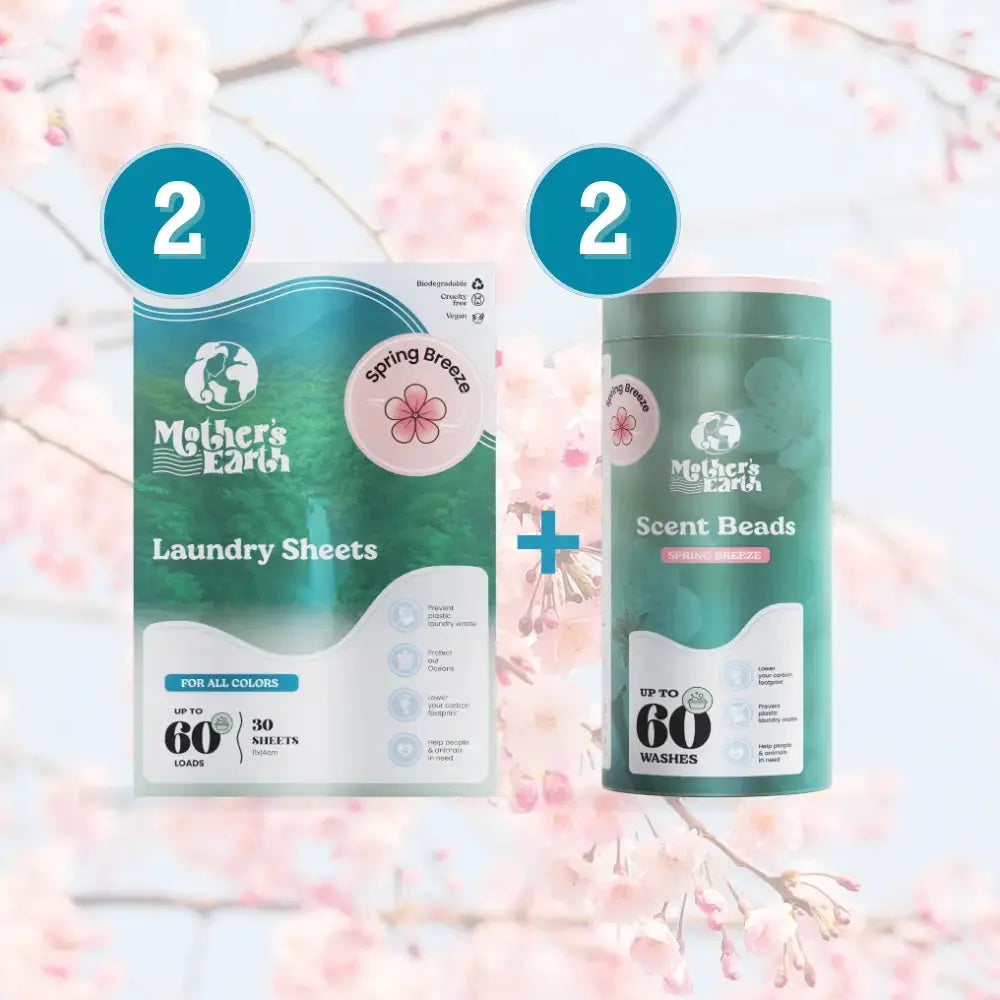 Milieuvriendelijke Wasstrips + Geurparels Voordeelbundel Mother's Earth