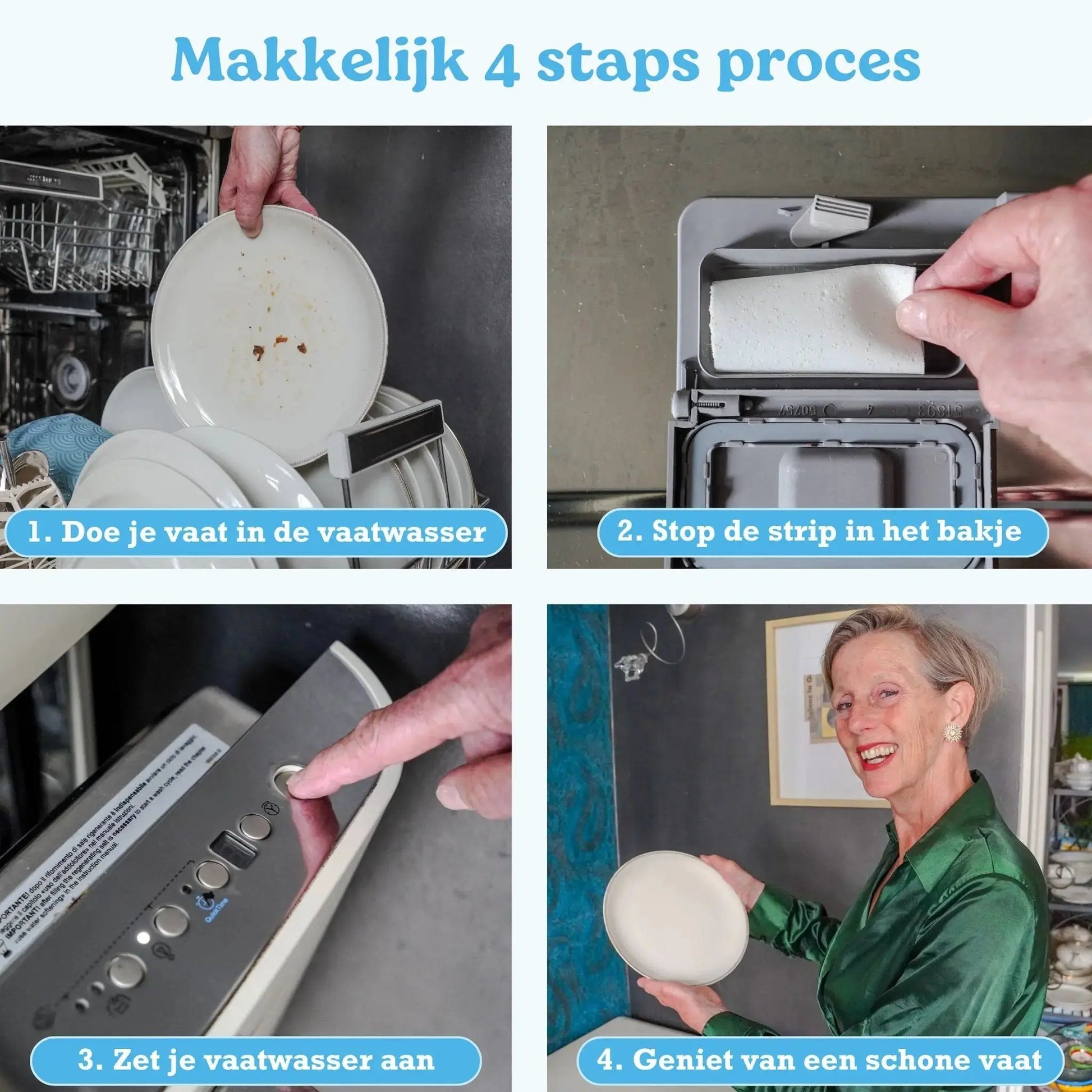 Milieuvriendelijke Vaatwasstrips Mother's Earth NL