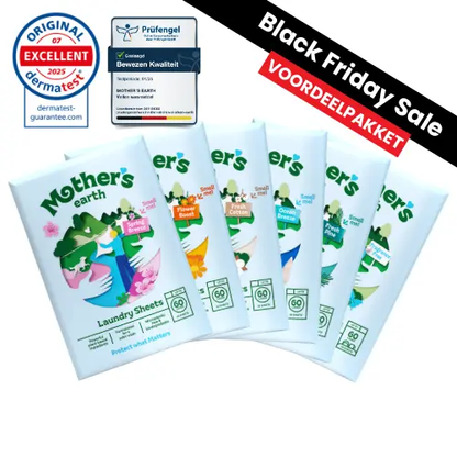 Milieuvriendelijke Wasstrips - Black Friday. Mother's Earth