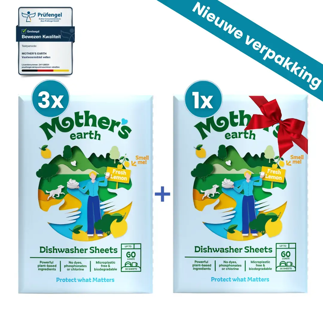 Milieuvriendelijke Vaatwasstrips Mother's Earth