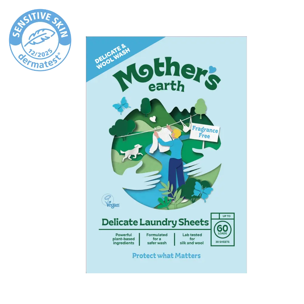 Laundry Detergent Sheet - Silk & Wool Mother's Earth NL