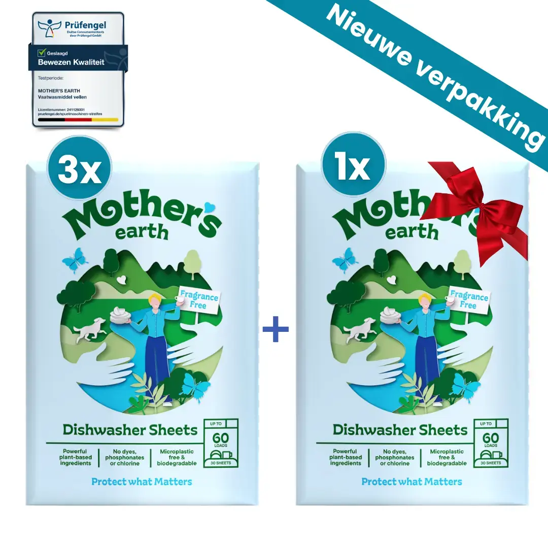 Milieuvriendelijke Vaatwasstrips Mother's Earth
