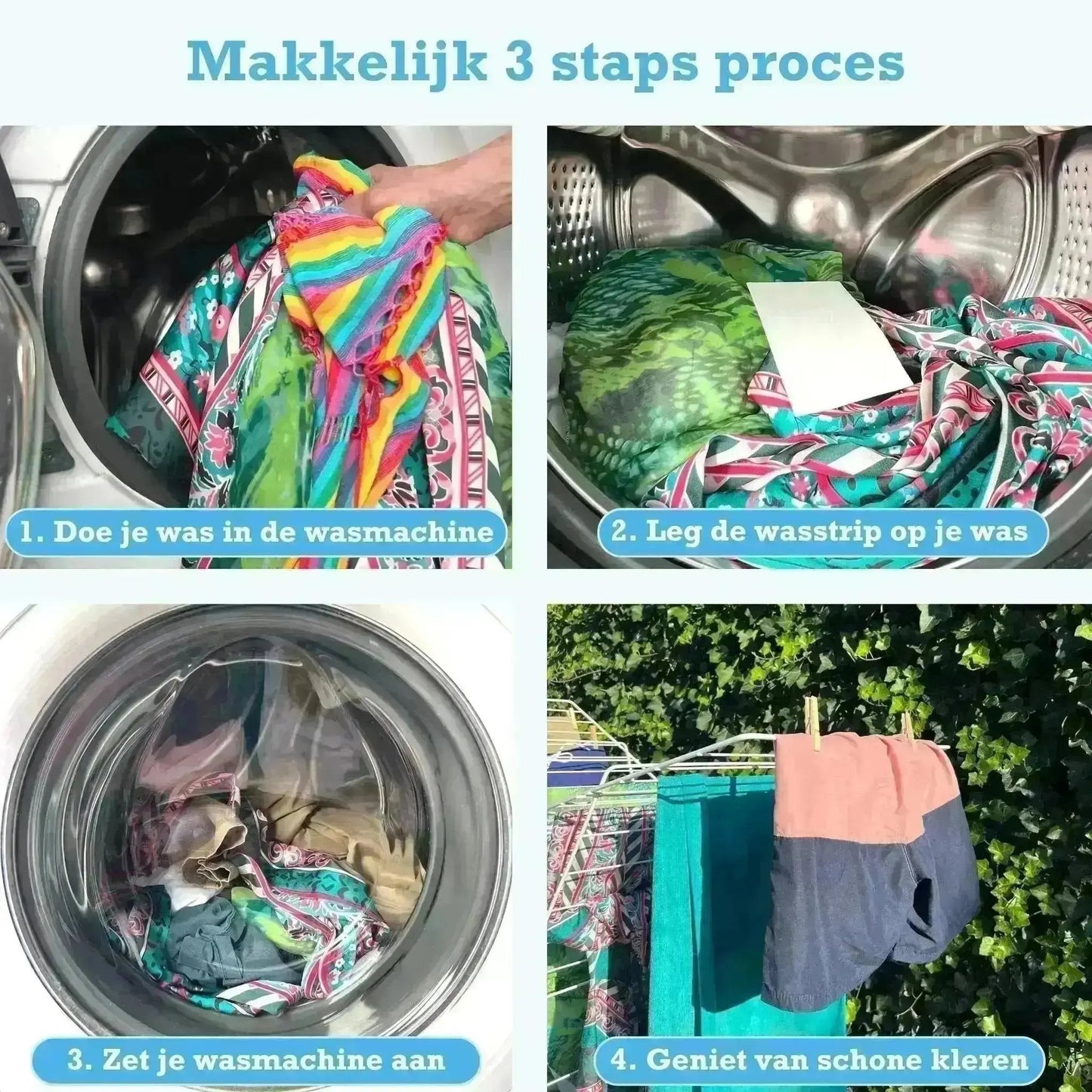 Milieuvriendelijke Wasstrips Mother's Earth