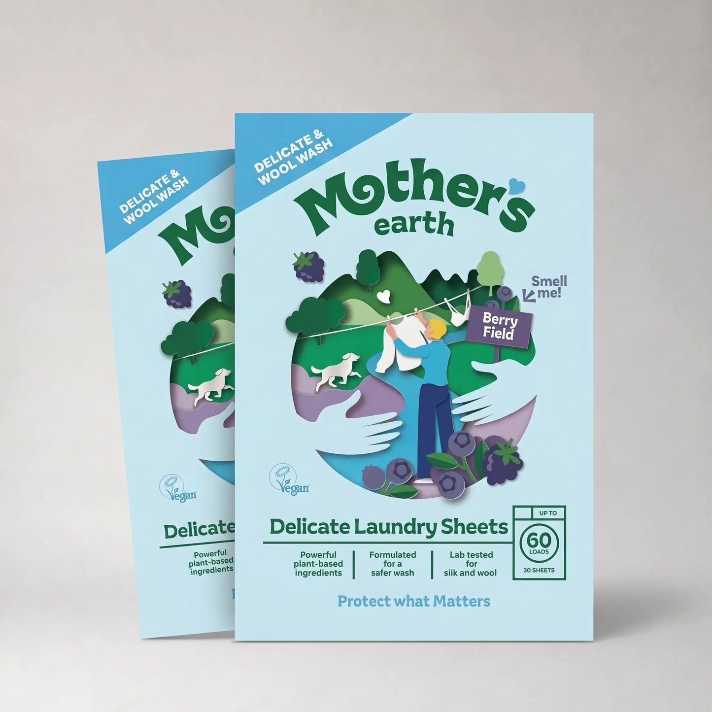 Milieuvriendelijke Wasstrips - Voor Delicate & Wol Mother's Earth NL