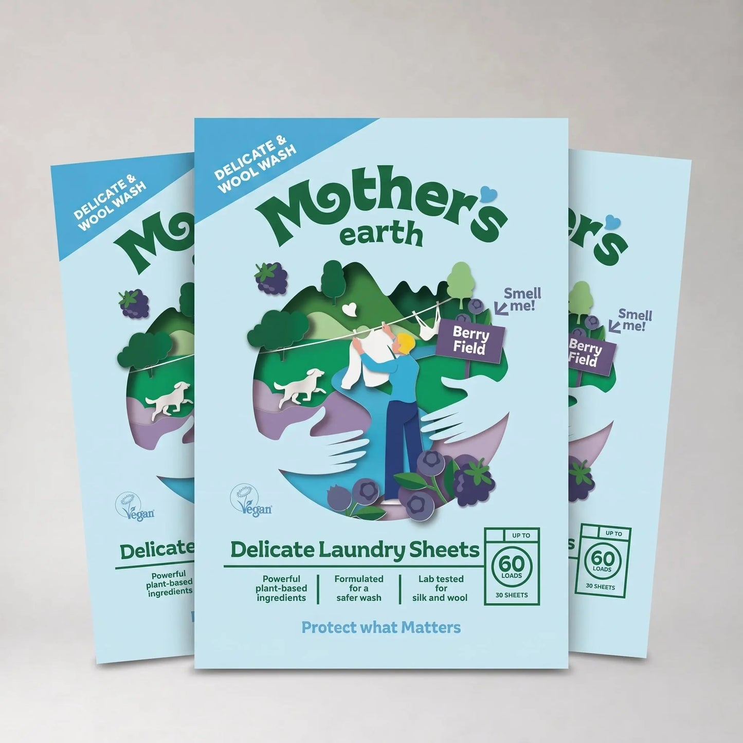 Milieuvriendelijke Wasstrips - Voor Delicate & Wol Mother's Earth NL