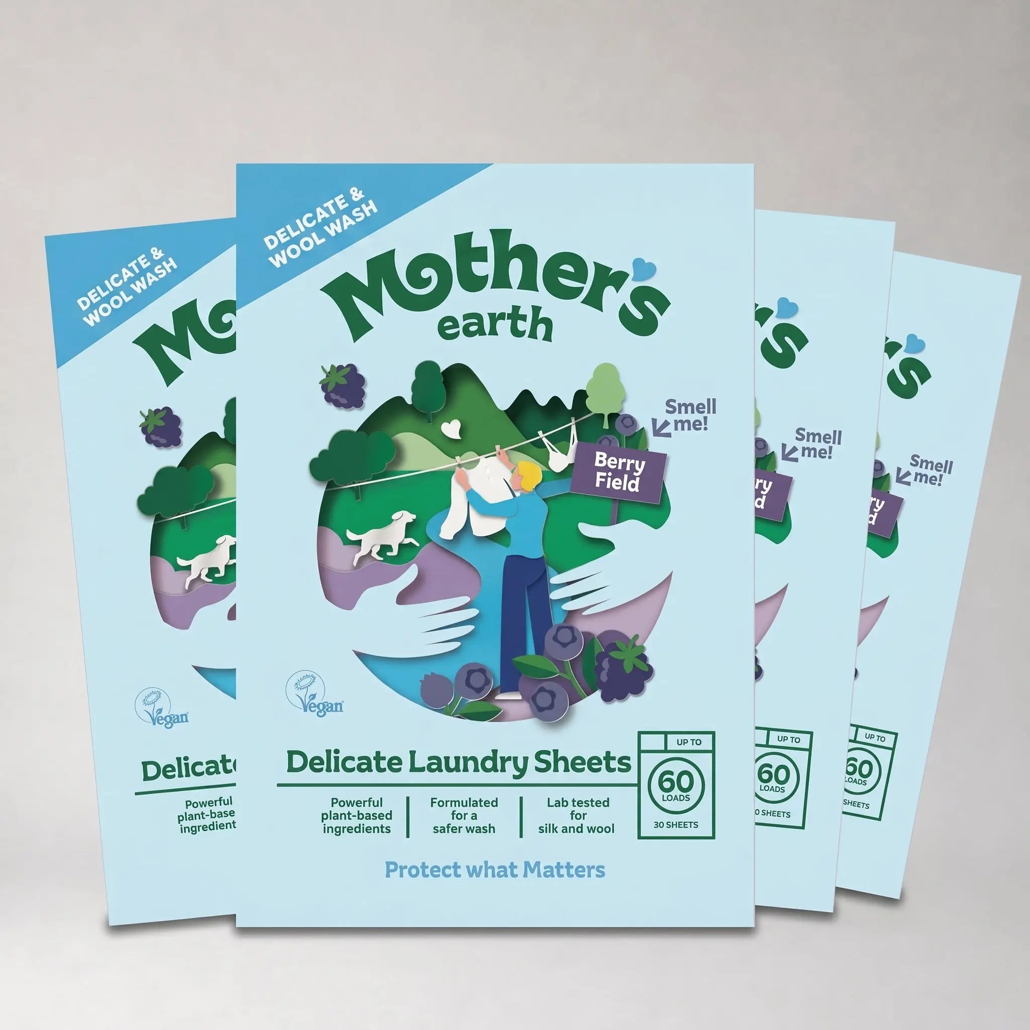 Milieuvriendelijke Wasstrips - Voor Delicate & Wol Mother's Earth NL