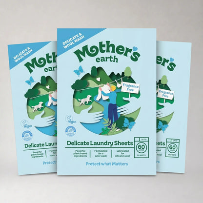 Milieuvriendelijke Wasstrips - Voor Delicate & Wol Mother's Earth NL