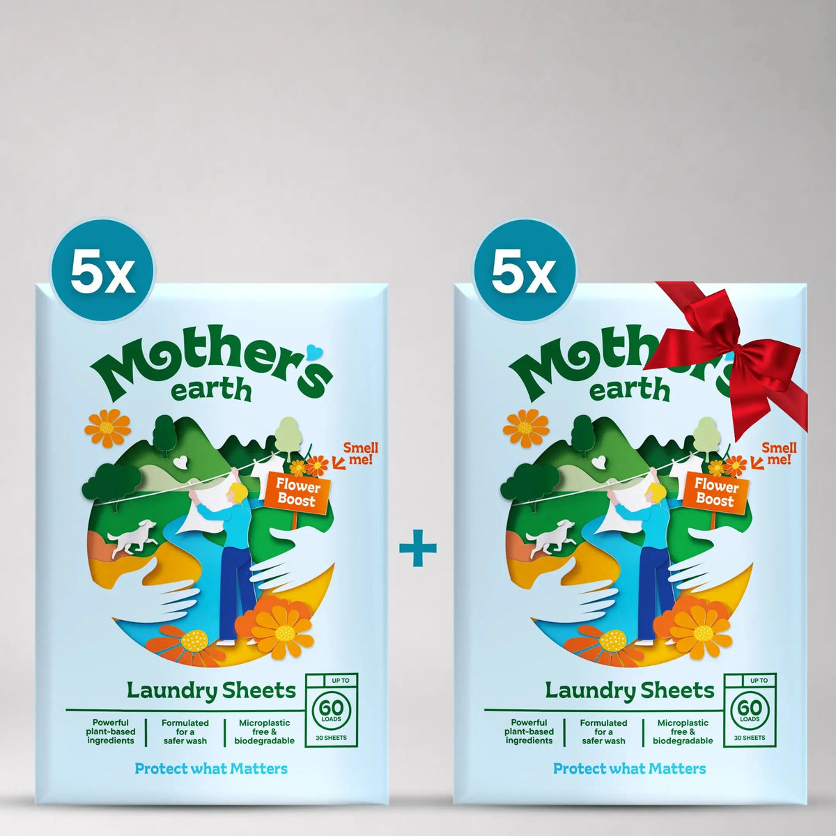 Milieuvriendelijke Wasstrips (1,4,10) Mother's Earth