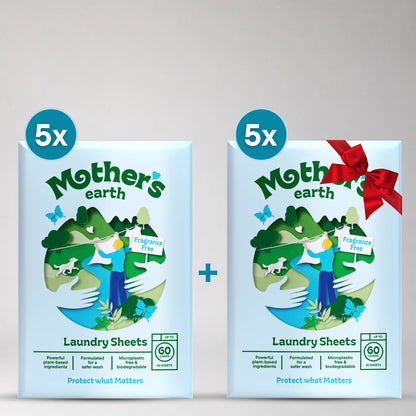 Milieuvriendelijke Wasstrips (1,4,10) Mother's Earth