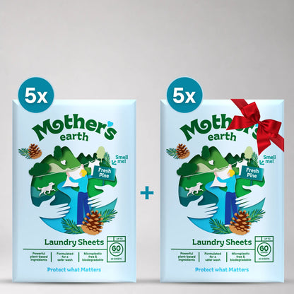 Milieuvriendelijke Wasstrips (1,4,10) Mother's Earth