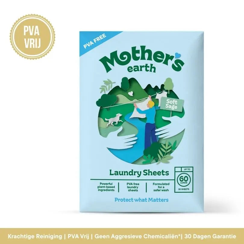 PVA Laundry detergent sheet Mother's Earth