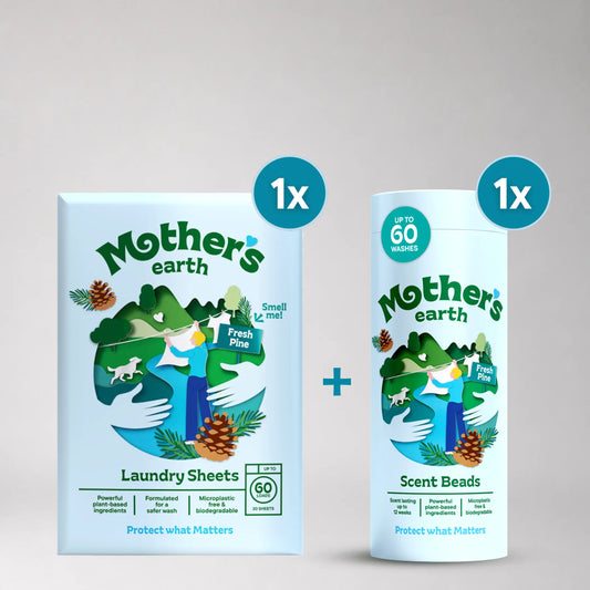 Milieuvriendelijke Wasstrips + Geurparels Voordeelbundel Mother's Earth