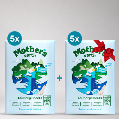 Milieuvriendelijke Wasstrips (1,4,10) Mother's Earth