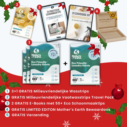 Milieuvriendelijke Wasstrips + Gratis Cadeaus Mother's Earth