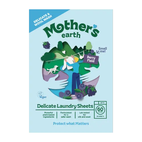 Laundry Detergent Sheet - Silk & Wool (Gift) Mother's Earth NL