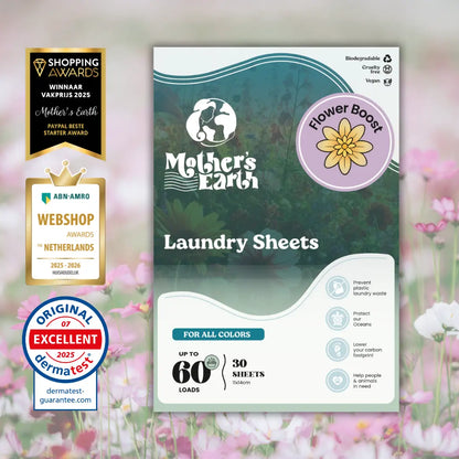 Milieuvriendelijke Wasstrips Bloemenkracht Mother's Earth