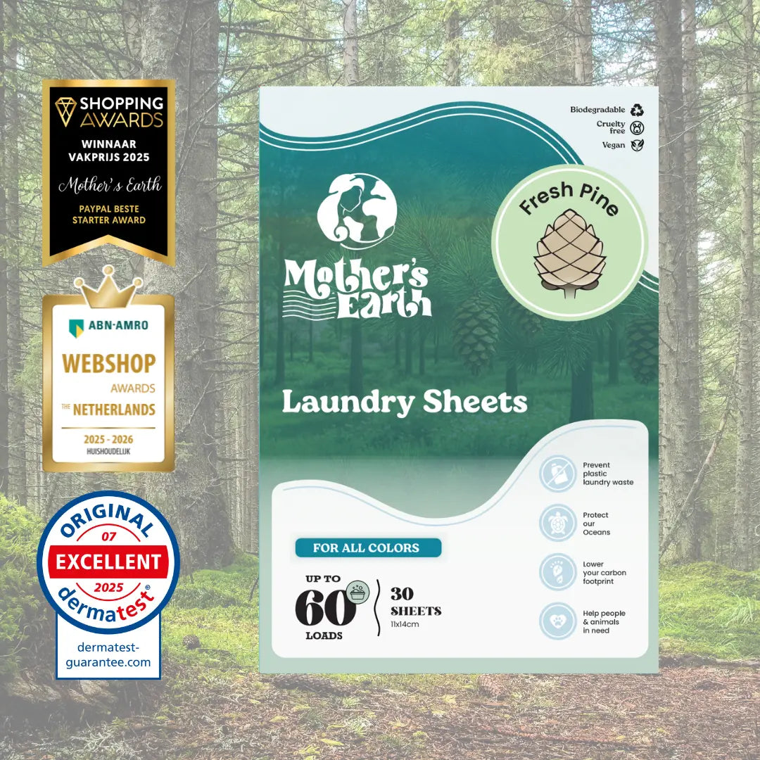 Milieuvriendelijke Wasstrips Fresh Pine Mother's Earth