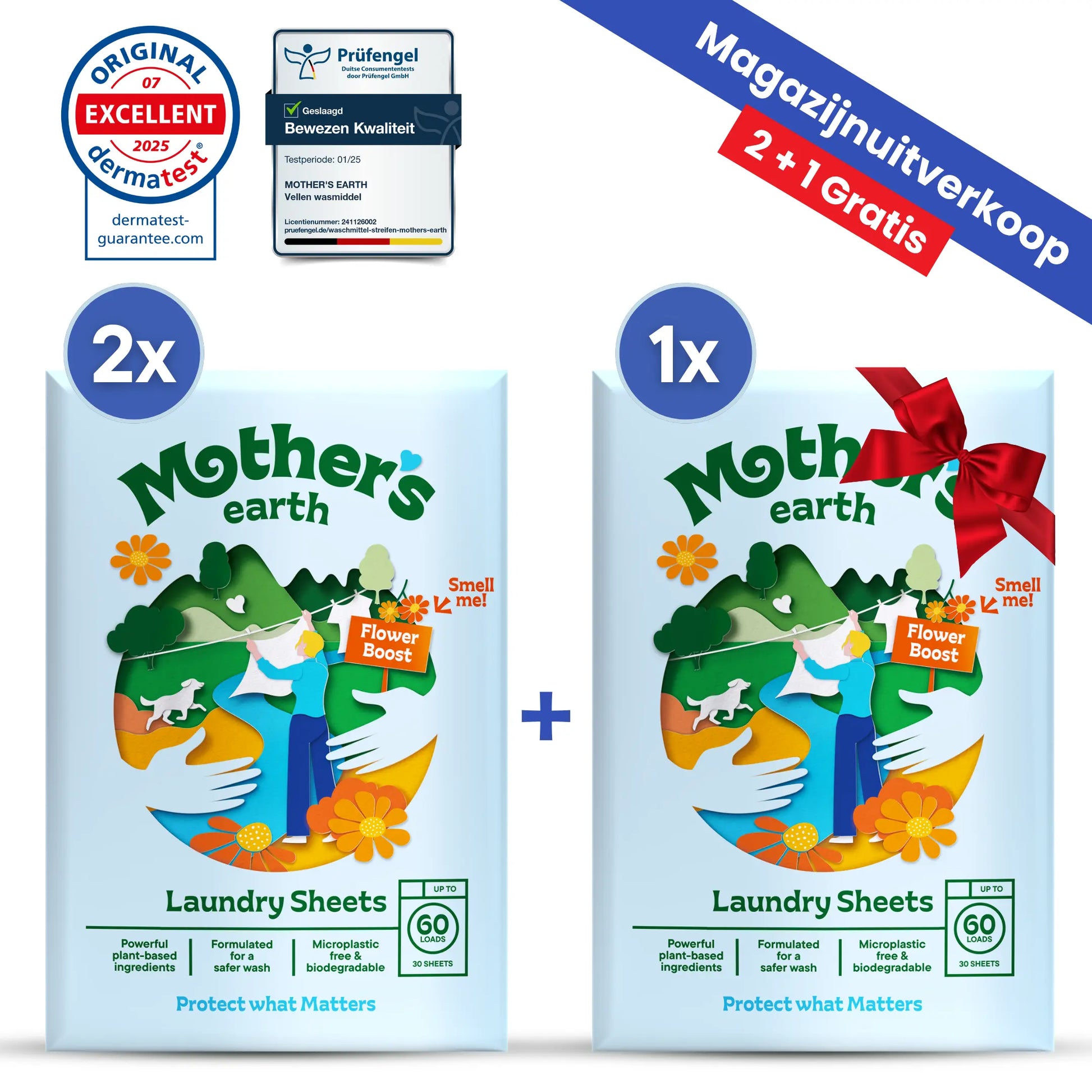 Milieuvriendelijke Wasstrips Mother's Earth