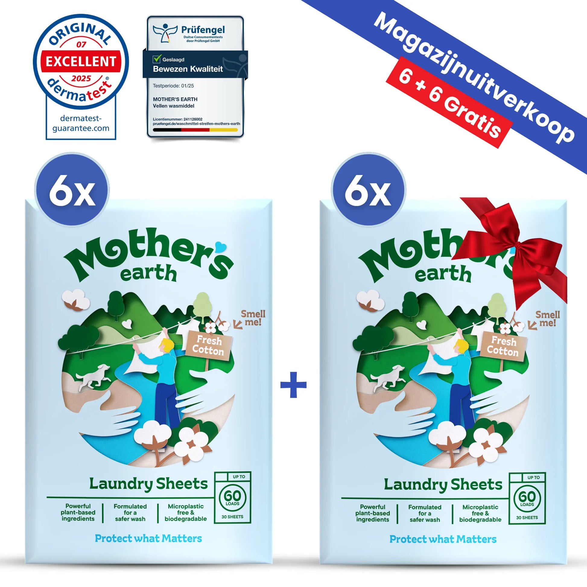 Milieuvriendelijke Wasstrips Mother's Earth