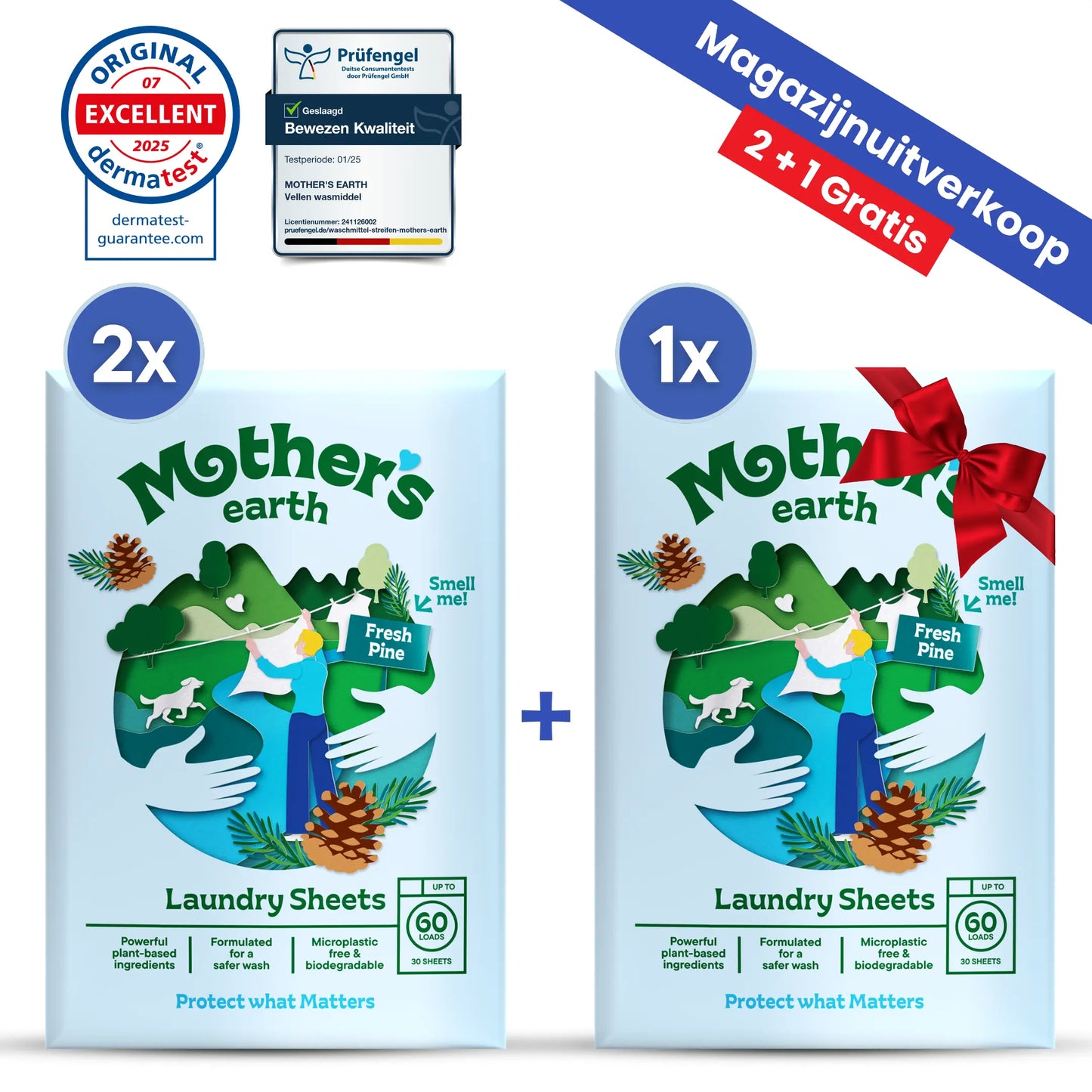 Milieuvriendelijke Wasstrips Mother's Earth