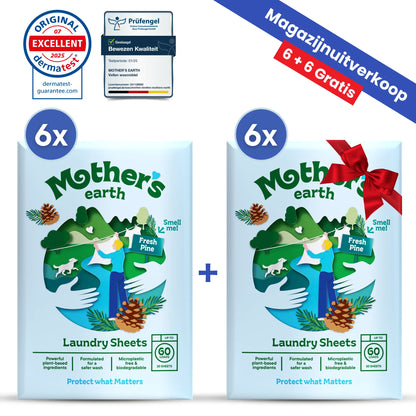 Milieuvriendelijke Wasstrips Mother's Earth