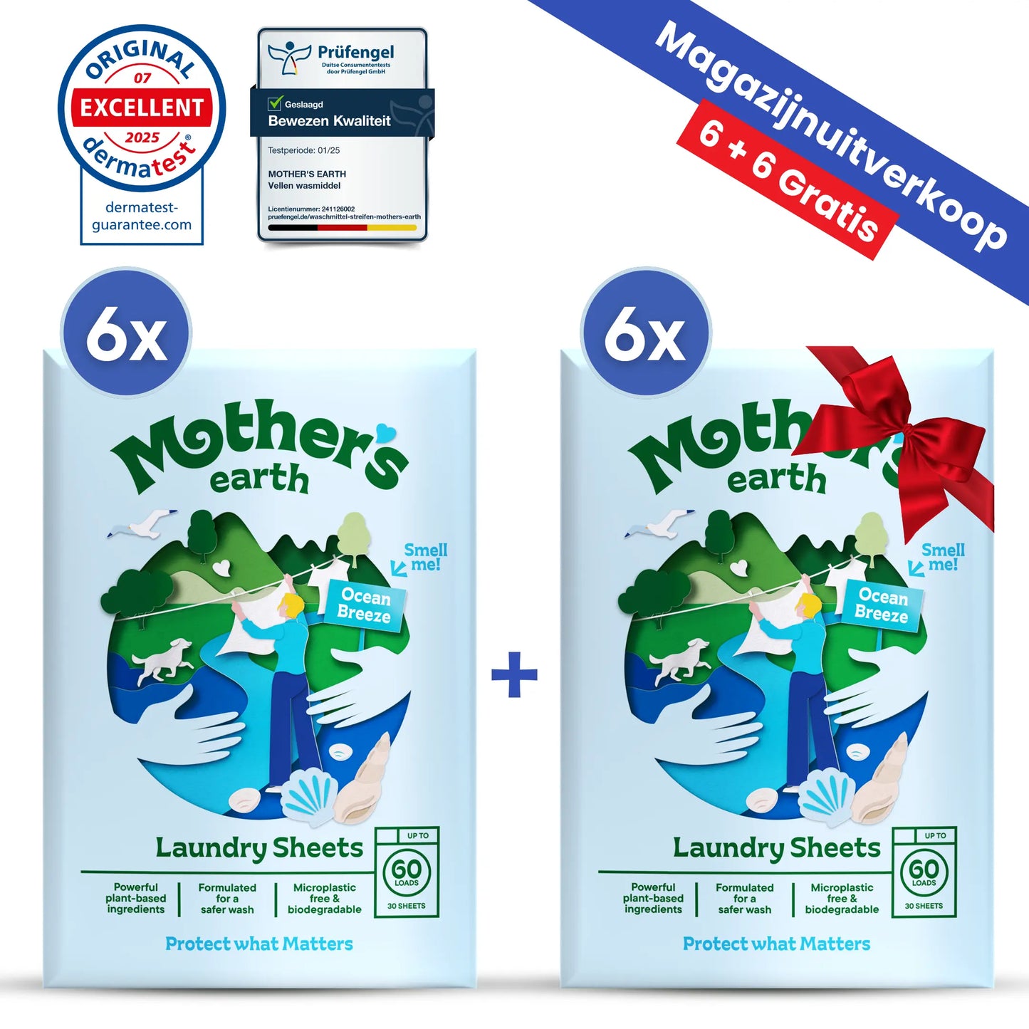Milieuvriendelijke Wasstrips Mother's Earth