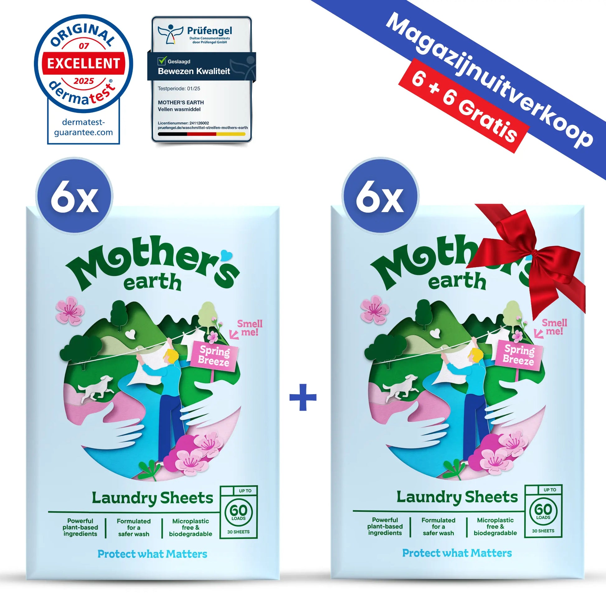 Milieuvriendelijke Wasstrips Mother's Earth