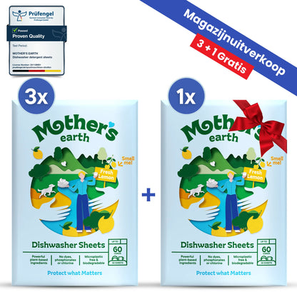 Milieuvriendelijke Vaatwasstrips Mother's Earth