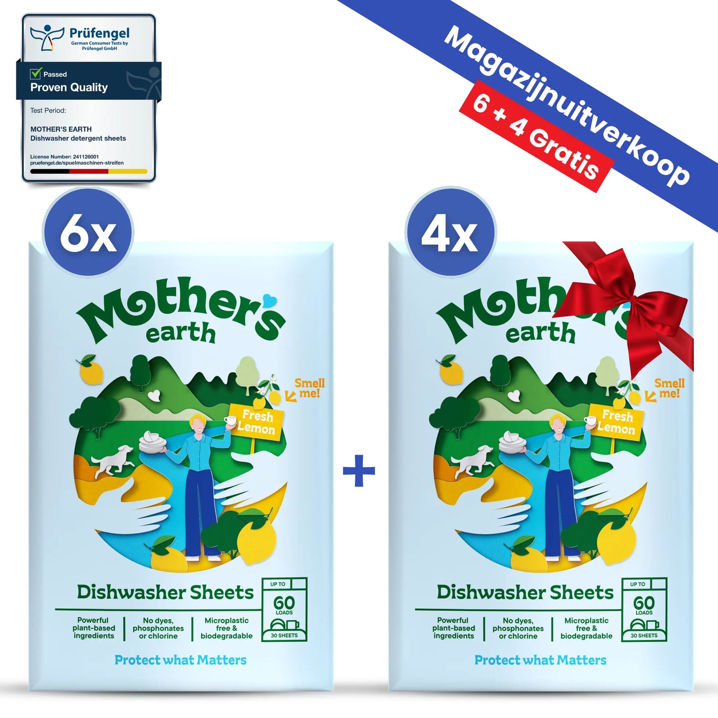 Milieuvriendelijke Vaatwasstrips Mother's Earth