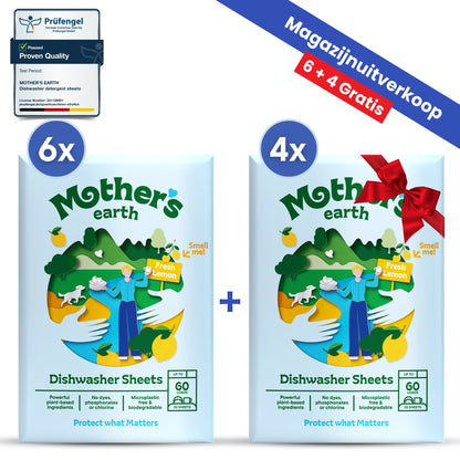 Milieuvriendelijke Vaatwasstrips Mother's Earth