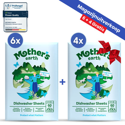 Milieuvriendelijke Vaatwasstrips Mother's Earth