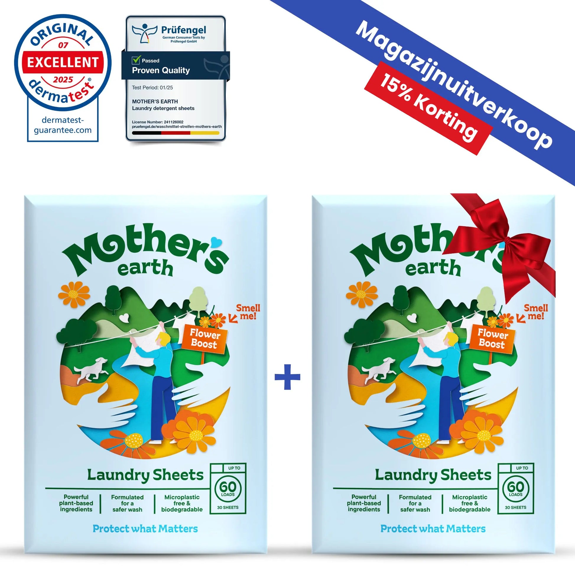 Milieuvriendelijke Wasstrips Mother's Earth