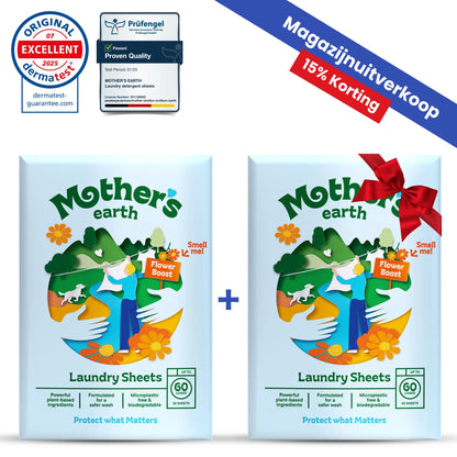 Milieuvriendelijke Wasstrips Mother's Earth