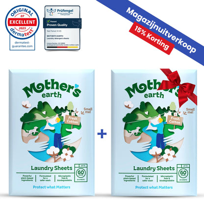 Milieuvriendelijke Wasstrips Mother's Earth