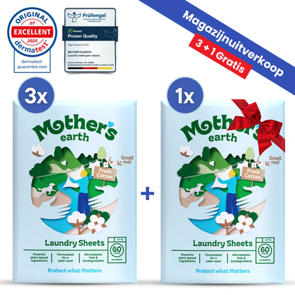 Milieuvriendelijke Wasstrips Mother's Earth
