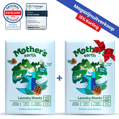 Milieuvriendelijke Wasstrips Mother's Earth